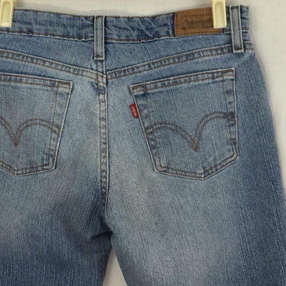 Women's Levi's 515 Boot Cut Denim Stretch Jeans 8M - Picture 3 of 7